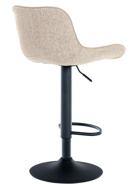 Barkruk Minosa stof, taupe