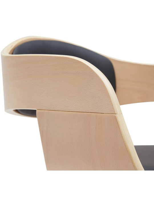 Barkruk Kingston B kunstleer, naturel/zwart Barkruk Kingston B kunstleer, naturel/zwart