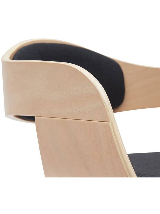 Barkruk Kingston B stof, naturel/zwart Barkruk Kingston B stof, naturel/zwart