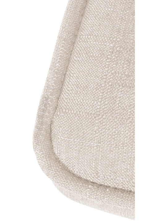 Barkruk Peking V2 stof chroom, crème