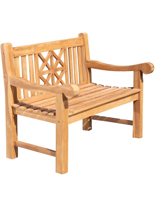 Teakhouten bank Florida 120 cm, teak
