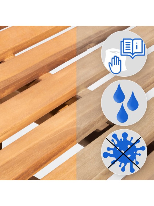 Teakhouten bank Florida 150 cm, teak