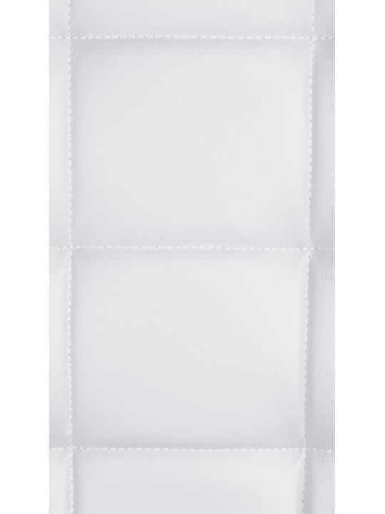 Barkruk Peking V2 kunstleer chroom, wit