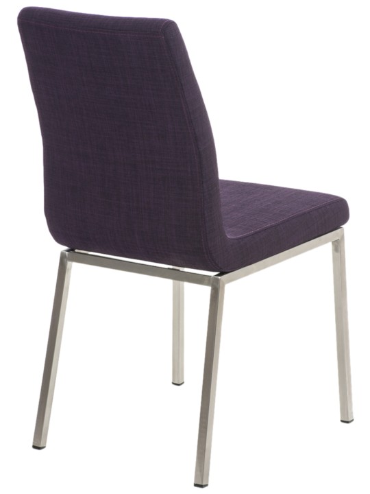 Set van 2 eetkamerstoelen Colmar stof, lila Set van 2 eetkamerstoelen Colmar stof, lila