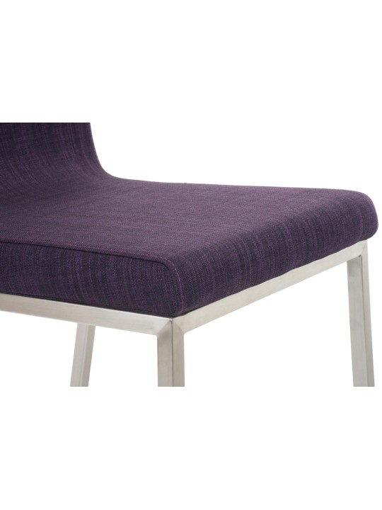 Set van 2 eetkamerstoelen Colmar stof, lila Set van 2 eetkamerstoelen Colmar stof, lila