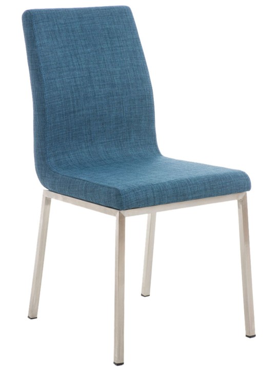 Set van 2 eetkamerstoelen Colmar stof, blauw Set van 2 eetkamerstoelen Colmar stof, blauw
