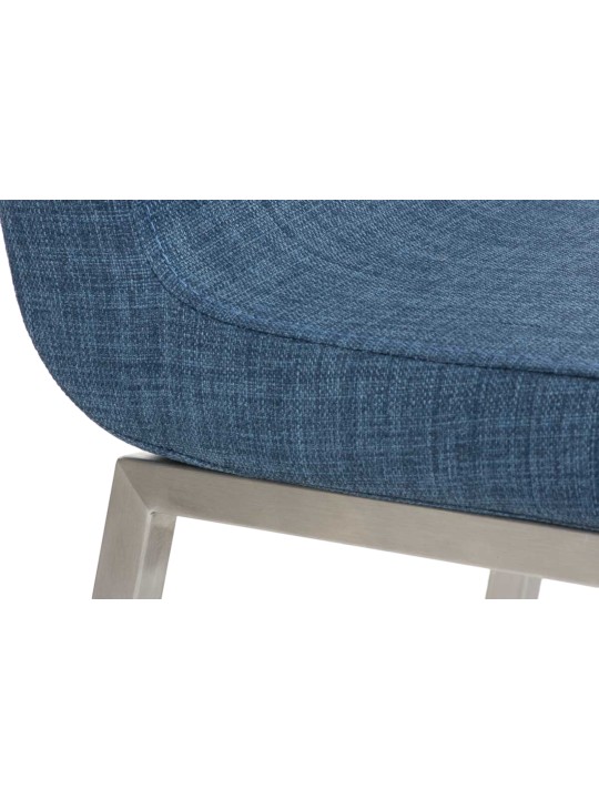Set van 2 eetkamerstoelen Colmar stof, blauw Set van 2 eetkamerstoelen Colmar stof, blauw