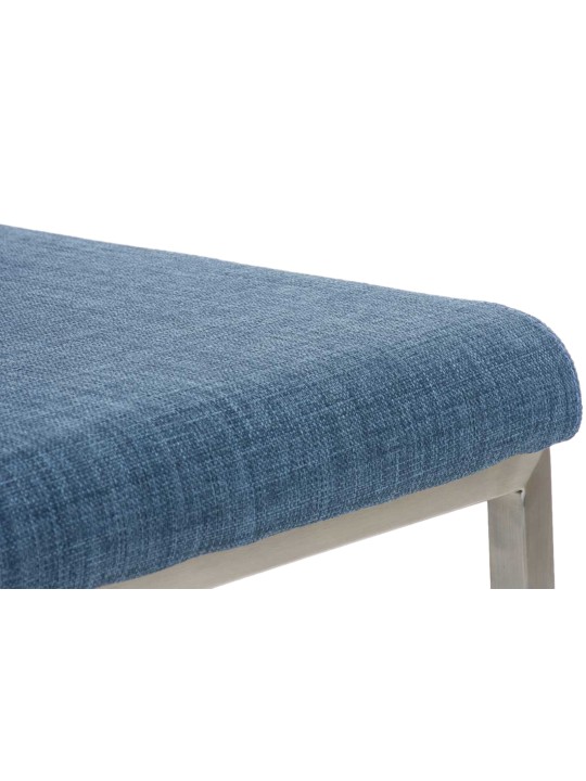Set van 2 eetkamerstoelen Colmar stof, blauw Set van 2 eetkamerstoelen Colmar stof, blauw