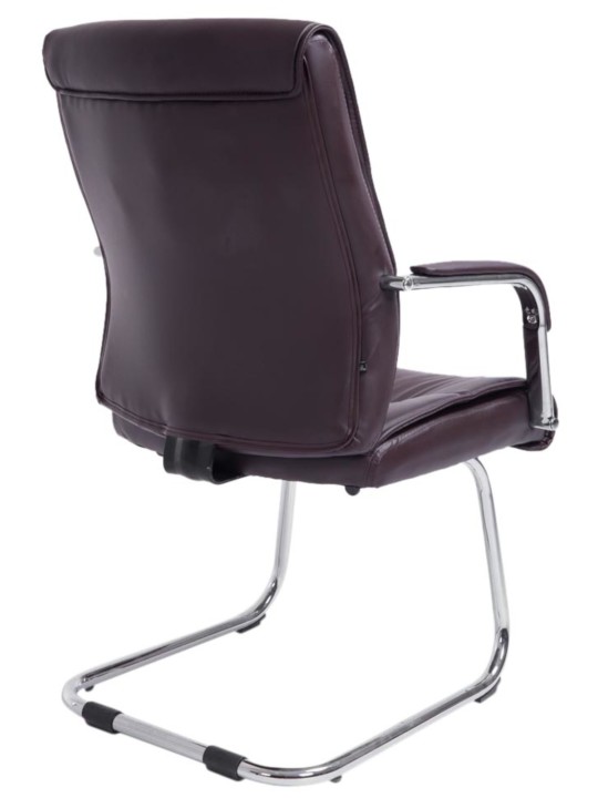 Set van 2 bezoekersstoelen Sievert, bruin