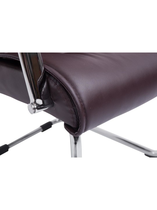 Set van 2 bezoekersstoelen Sievert, bruin