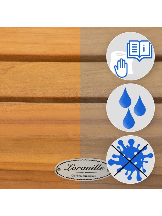 Teakhouten bank Boston, teak Teakhouten bank Boston, teak