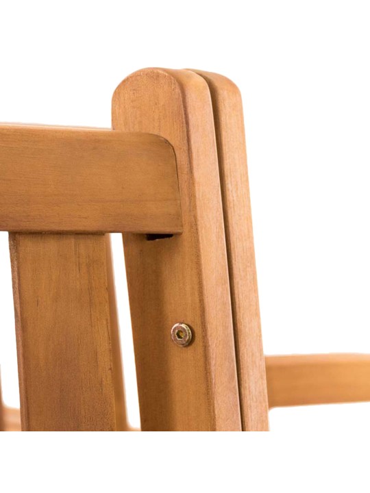 Sonja boombank met armleuningen 200 cm, teak