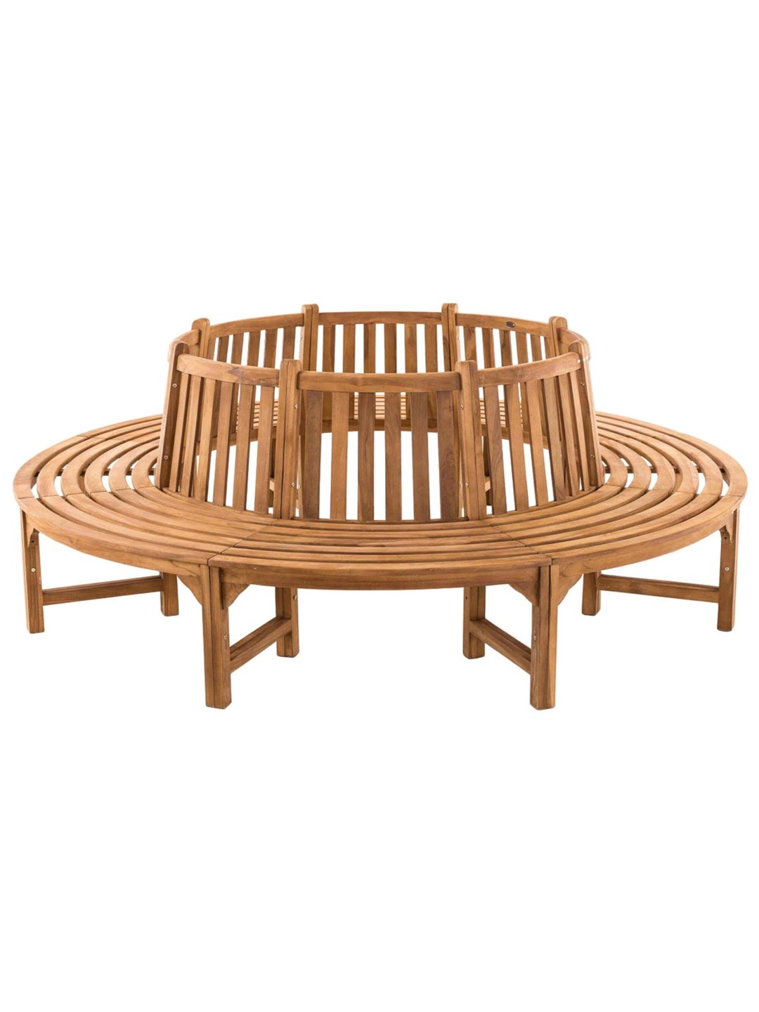 Boombank Novum rond 250 cm, teak