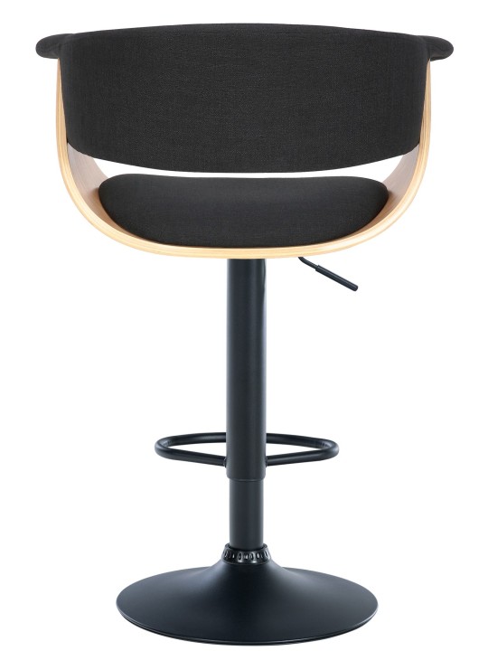 Barkruk Vestaalse stof, naturel/zwart