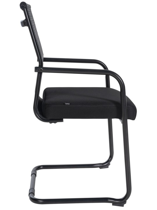 Bezoekersstoel Denny, zwart