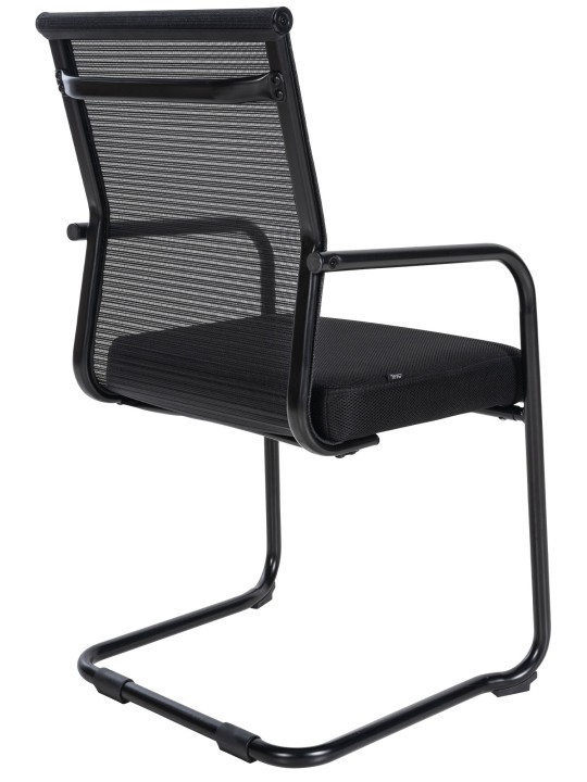 Bezoekersstoel Denny, zwart