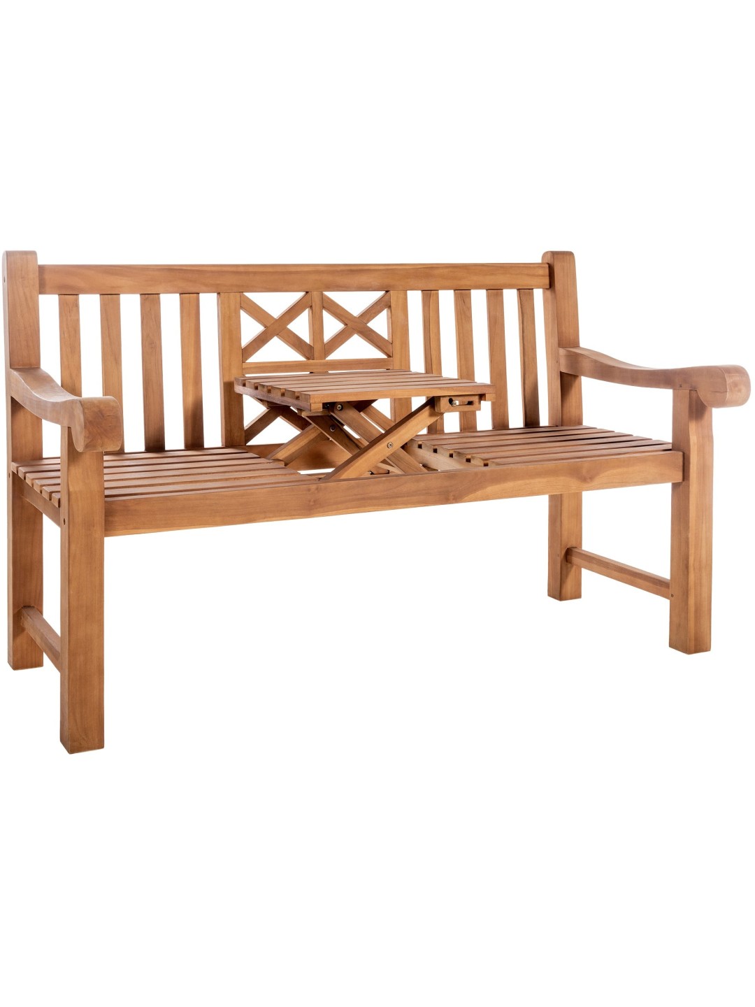 Teakhouten bank Luka 150 cm, teak