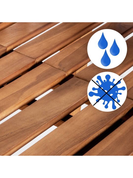 Teakhouten bank Luka 150 cm, teak Teakhouten bank Luka 150 cm, teak