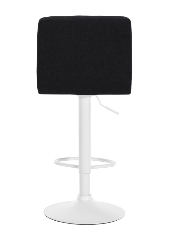 Barkruk Calma stof, zwart