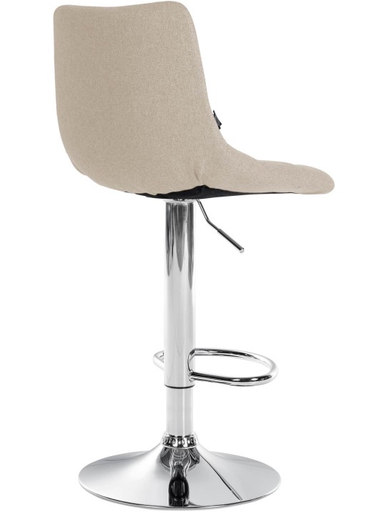 Barkruk Jerry stof chroom, crème Barkruk Jerry stof chroom, crème