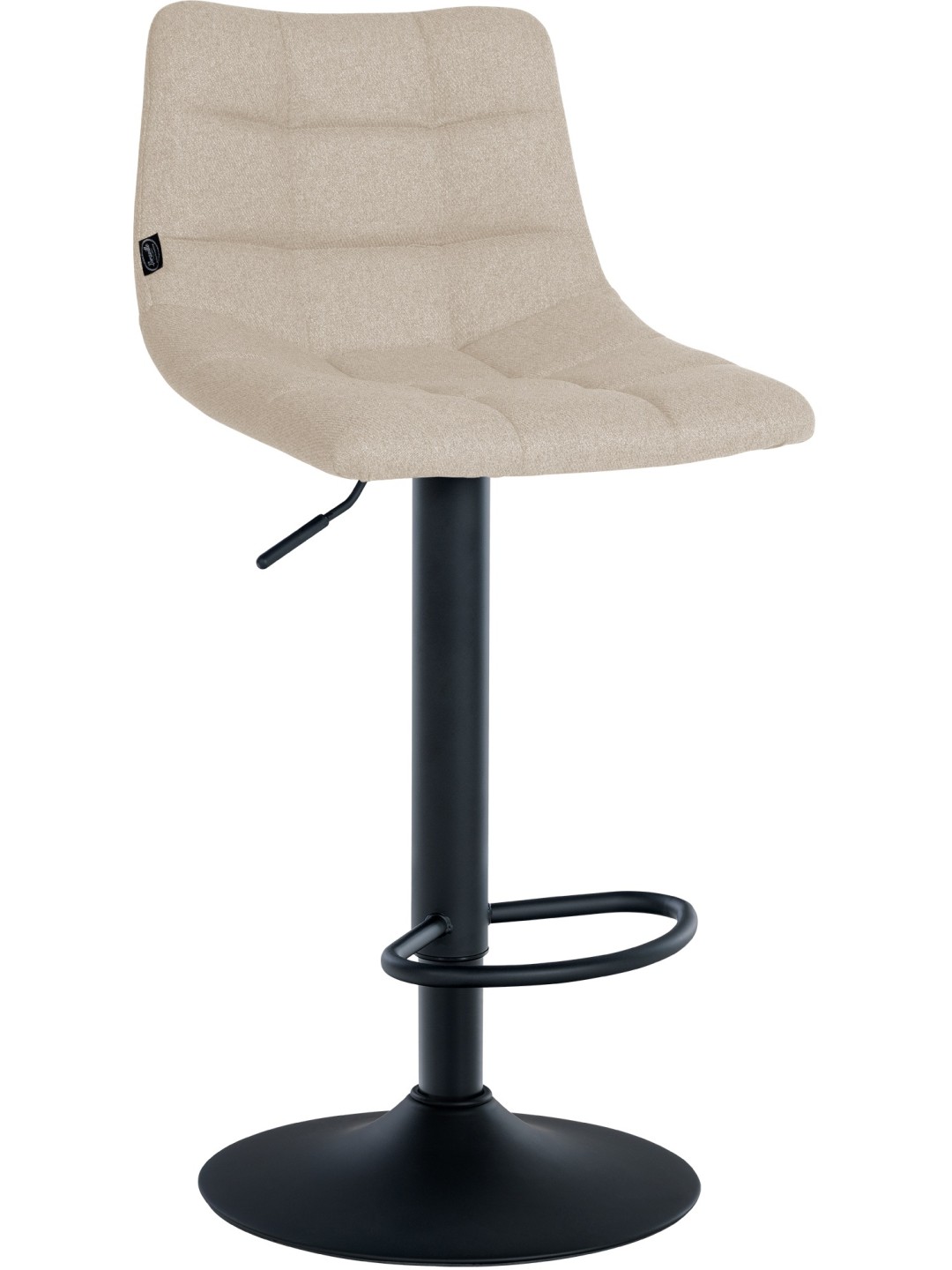 Barkruk Jerry stof, crème