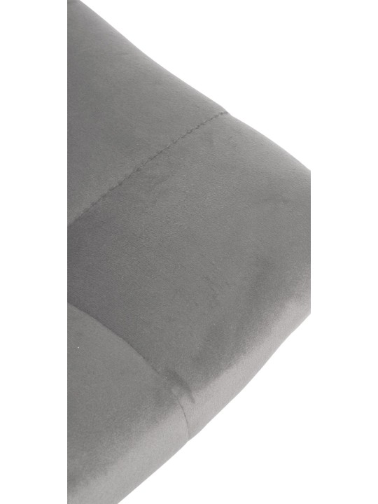 Barkruk Jerry fluweel, grijs