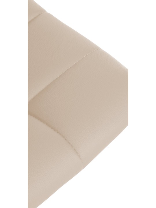 Barkruk Jerry kunstleer chroom, crème Barkruk Jerry kunstleer chroom, crème