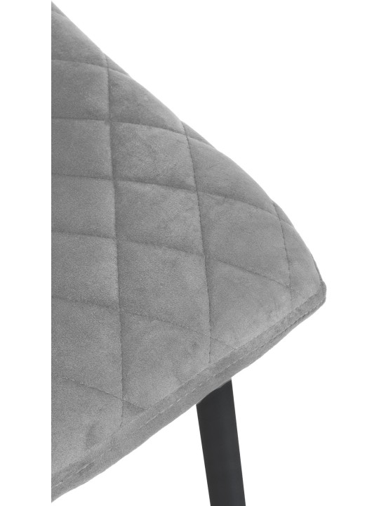 Stoel Telde fluweel, grijs Stoel Telde fluweel, grijs