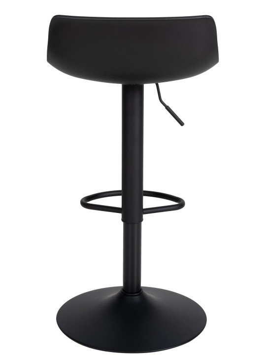 Barkruk Aveiro kunstleer, zwart