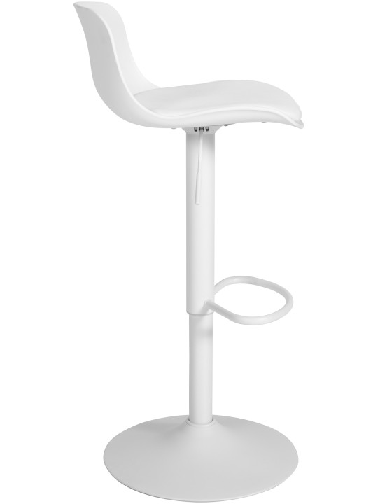 Barkruk Almada kunstleer, wit