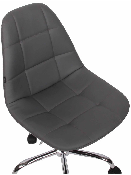 Bureaustoel Reims kunstleer, grijs