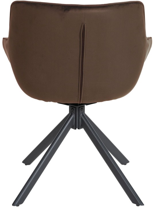 Stoel Westport Fluweel, bruin Stoel Westport Fluweel, bruin