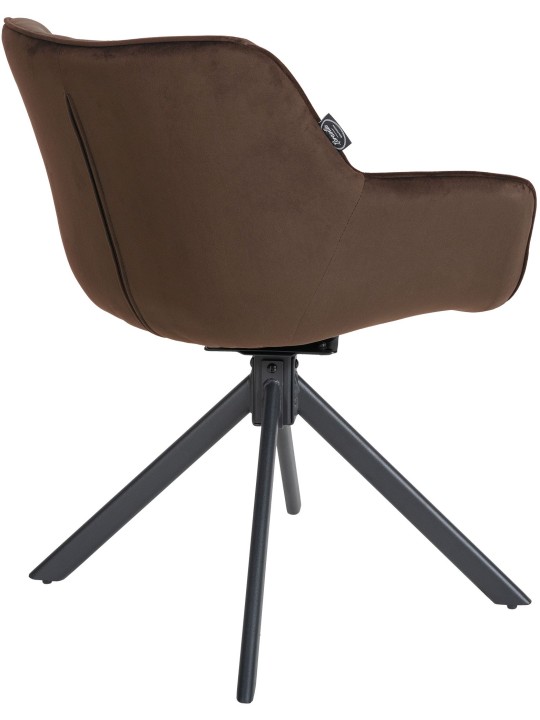 Stoel Westport Fluweel, bruin Stoel Westport Fluweel, bruin