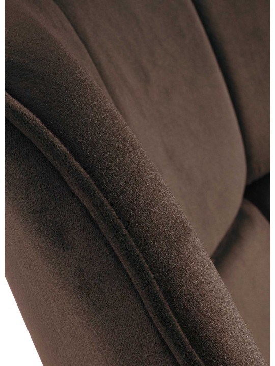 Stoel Westport Fluweel, bruin Stoel Westport Fluweel, bruin