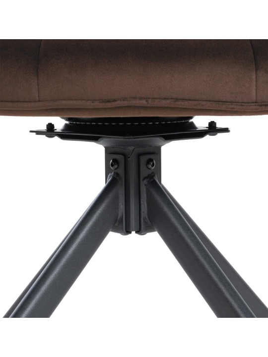 Stoel Westport Fluweel, bruin Stoel Westport Fluweel, bruin