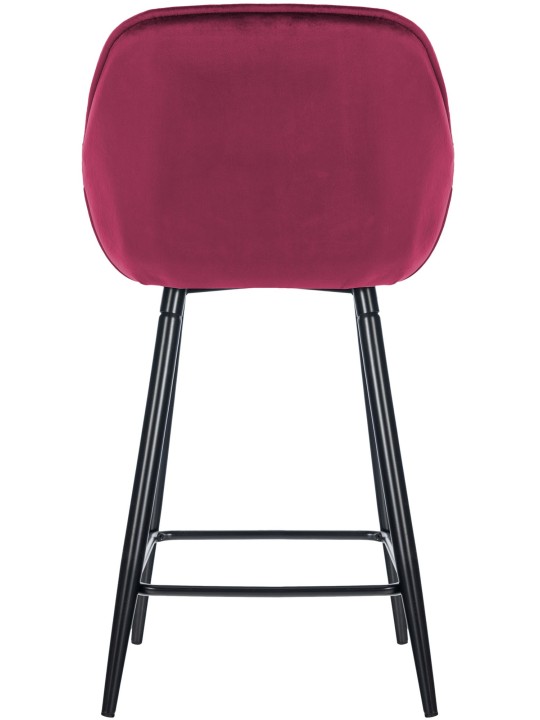 Barkruk Gibson 76 fluweel, lila