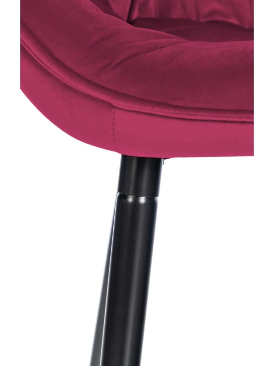 Set van 2 barkrukken Gibson 76 fluweel, lila