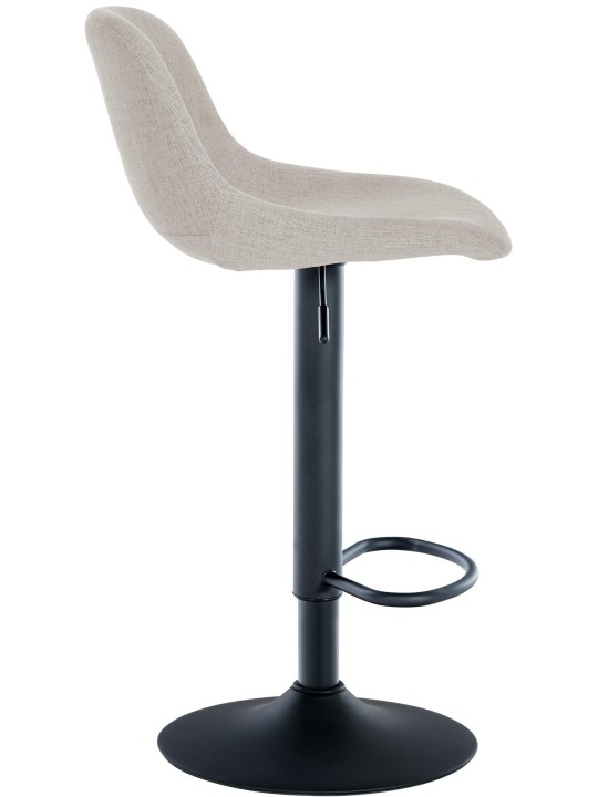 Set van 2 barkrukken loft stof, crème