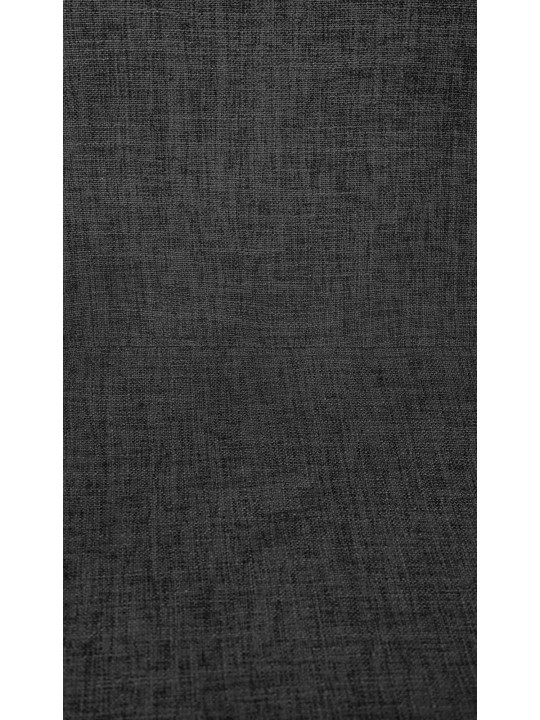 Set van 2 barkrukken loft stof, zwart