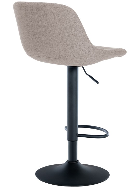 Set van 2 barkrukken loft stof, taupe