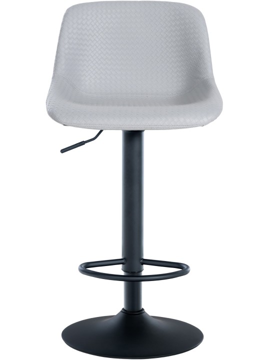 Set van 2 barkrukken Loft kunstleer, grijs