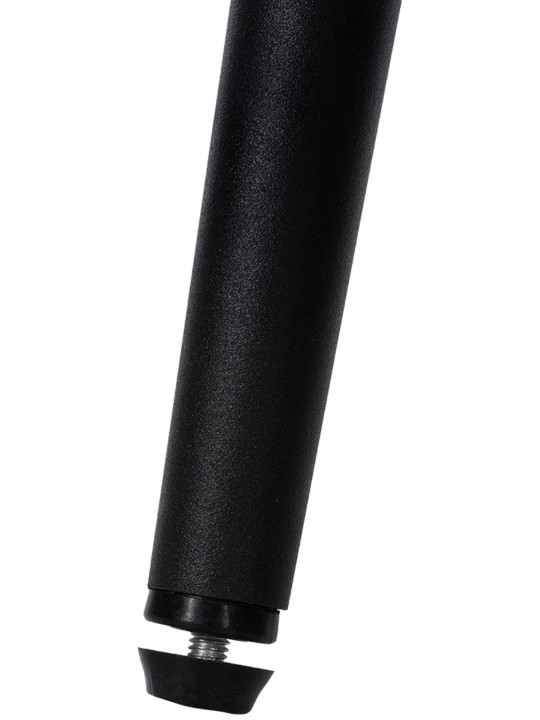 Stoel Largo fluweel, zwart