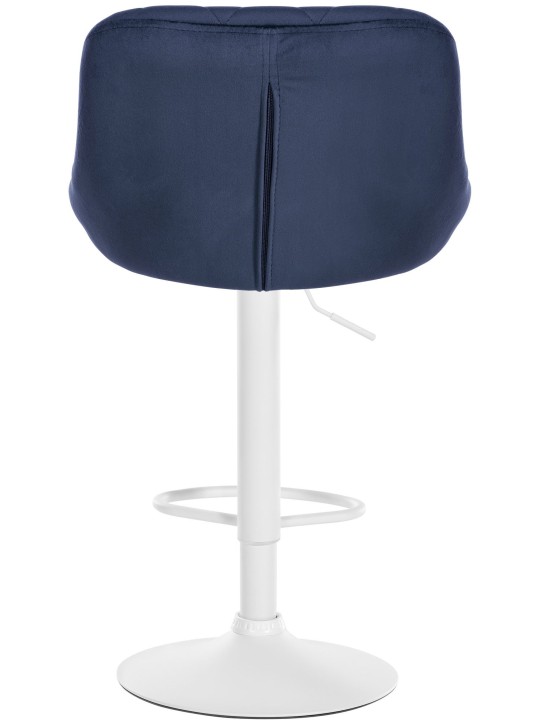 Barkruk Lazio fluweel, blauw