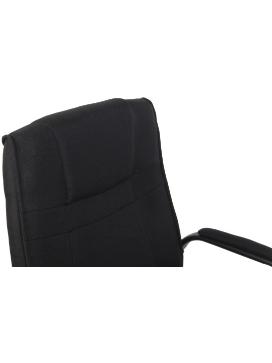 Set van 2 stoelen Attila stof, zwart/zwart