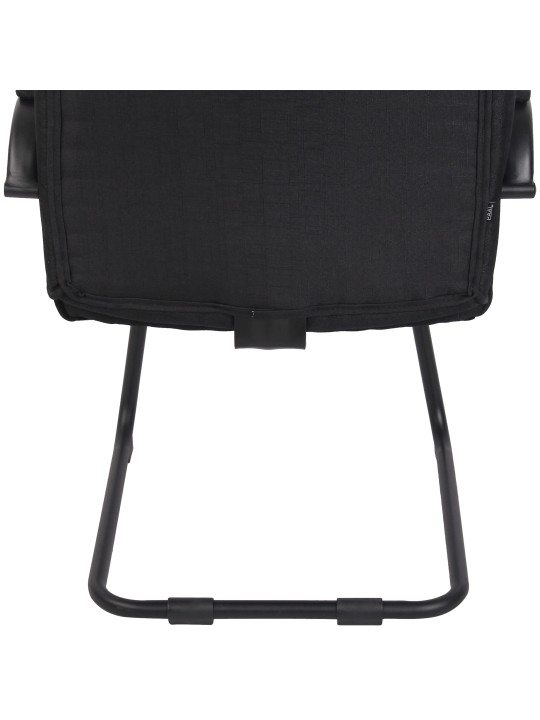 Set van 2 stoelen Attila stof, zwart/zwart