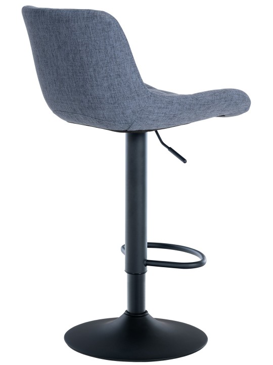 Barkruk Tover stof, blauw