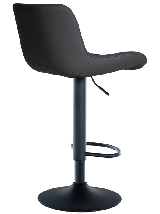 Barkruk Tover kunstleer, zwart