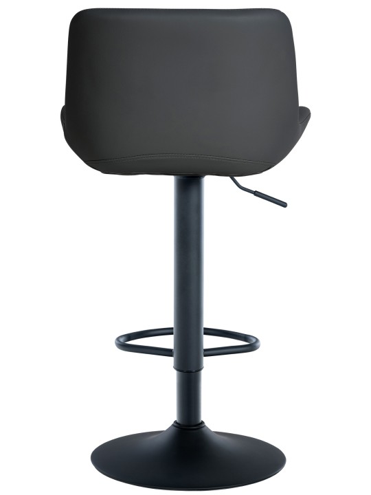 Barkruk Tover kunstleer, zwart