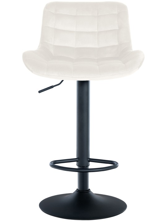 Barkruk Tover fluweel, crème