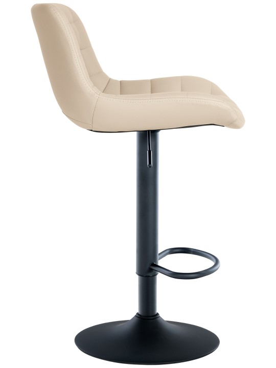 Set van 2 barkrukken Tover kunstleer, crème